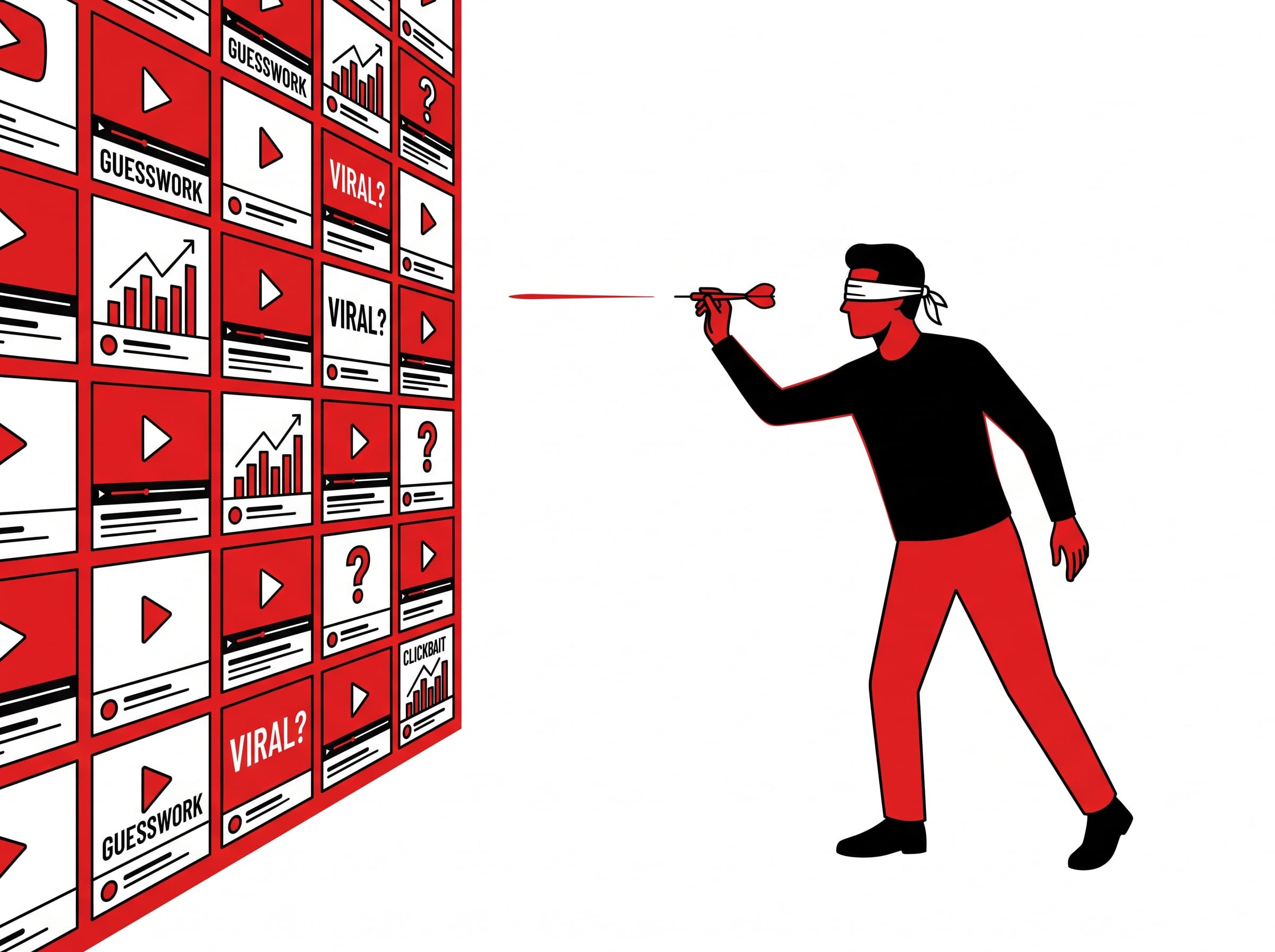 Man is struggling with video marketing