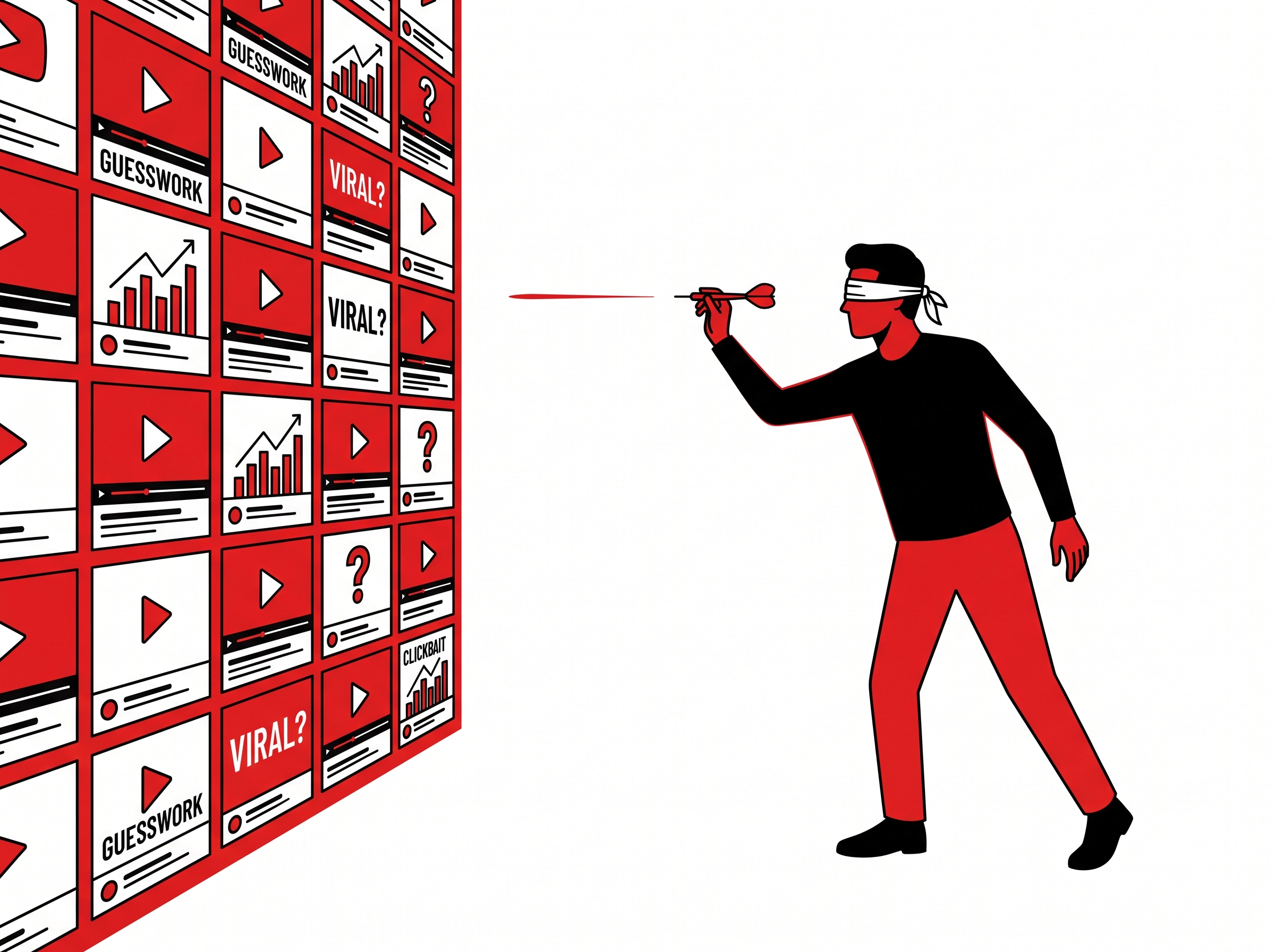 Man is struggling with video marketing